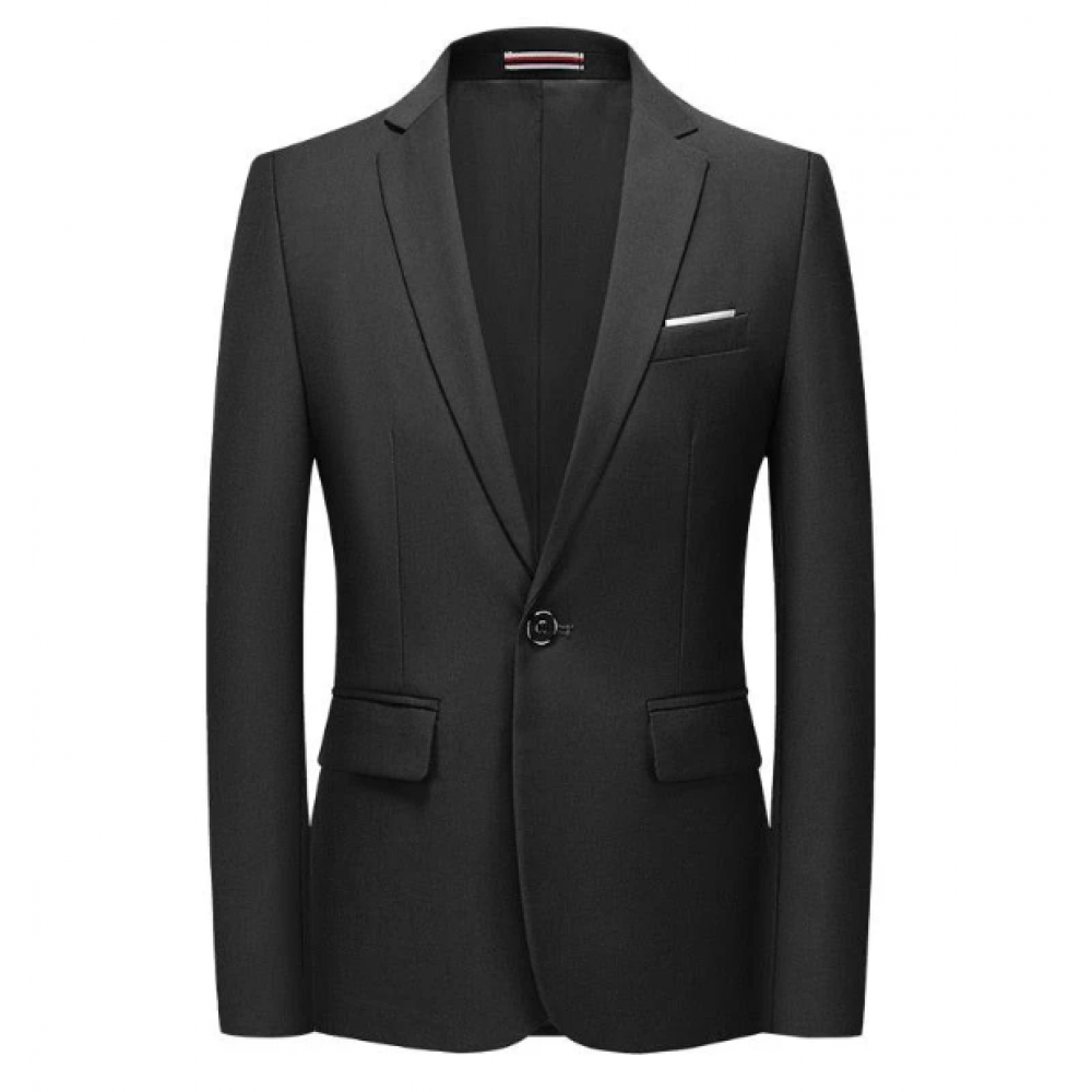 Men Blazer Button Style Formal Blazer