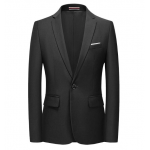 Men Blazer Button Style Formal Blazer